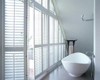 Shutters badkamer