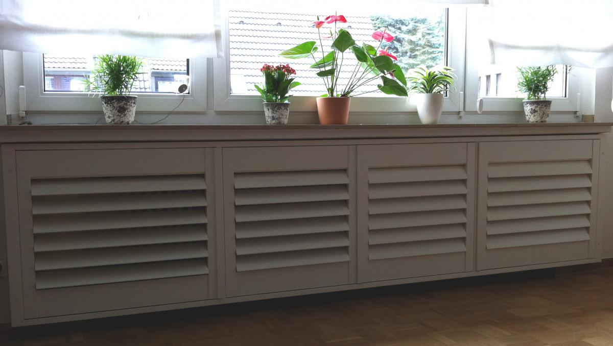 shutters verwarming radiator