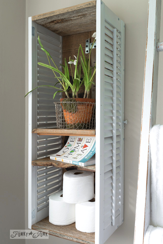 DIY kastje shutters